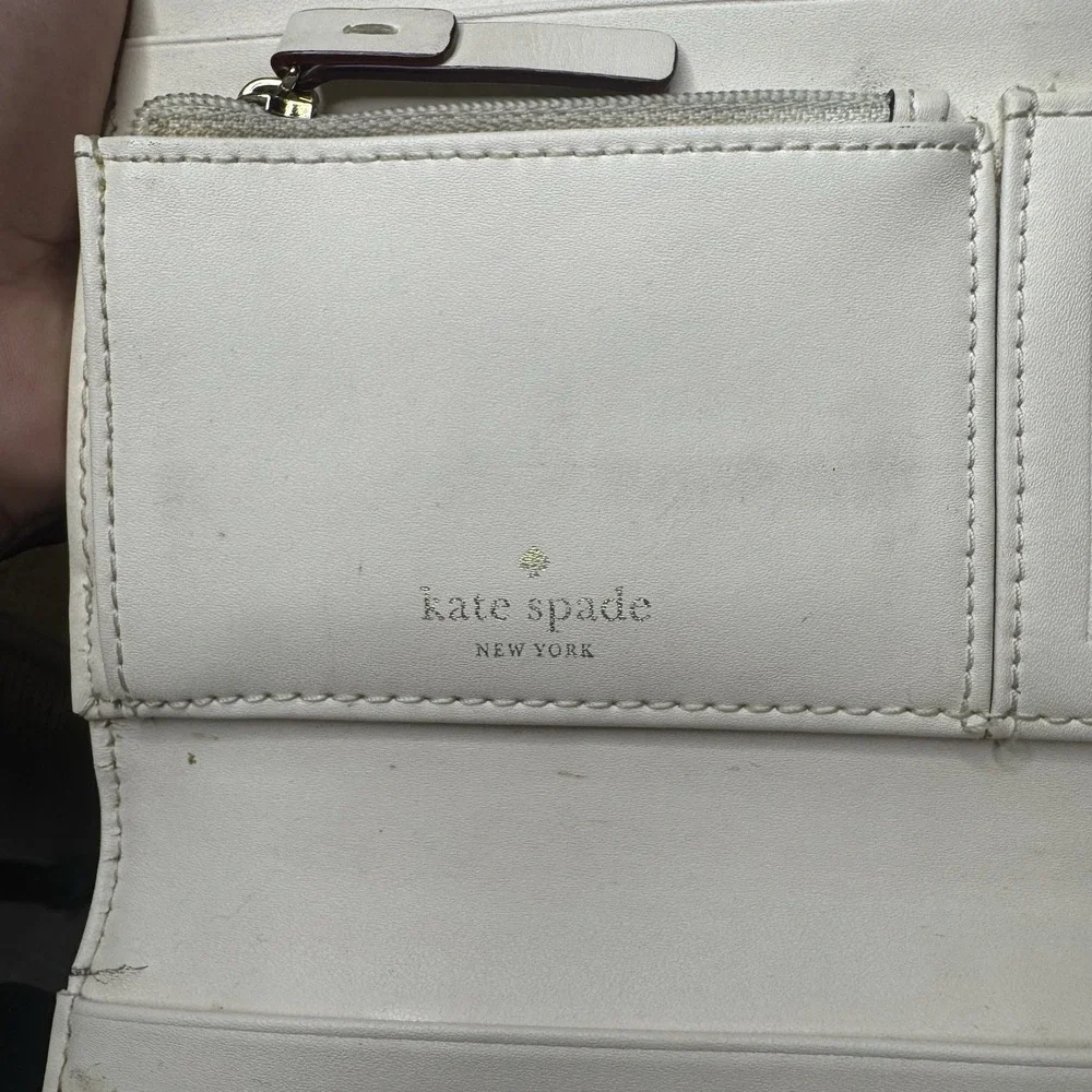 Kate Spade Mikas Pond Phoenix‎ Travel Wallet WLRU2237 Arctic Sky Pre-Loved